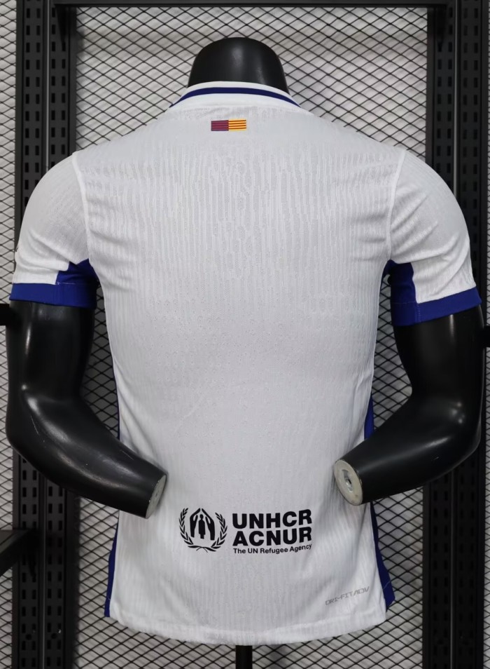 25-26 Barcelona White Special Edition Player Version Soccer Jersey