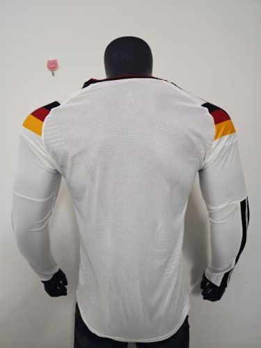 25-26 Germany Home Long Sleeve Player Version Soccer Jersey (长袖球员)
