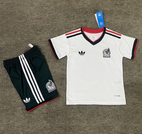 25-26 Mexico Away Kids Soccer Jersey