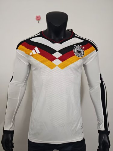 25-26 Germany Home Long Sleeve Player Version Soccer Jersey (长袖球员)