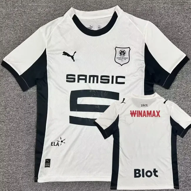 25-26 Stade Rennais Away Fans Soccer Jersey