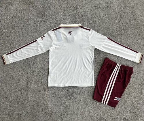 25-26 Arsenal Third Long Sleeve Kids Soccer Jersey