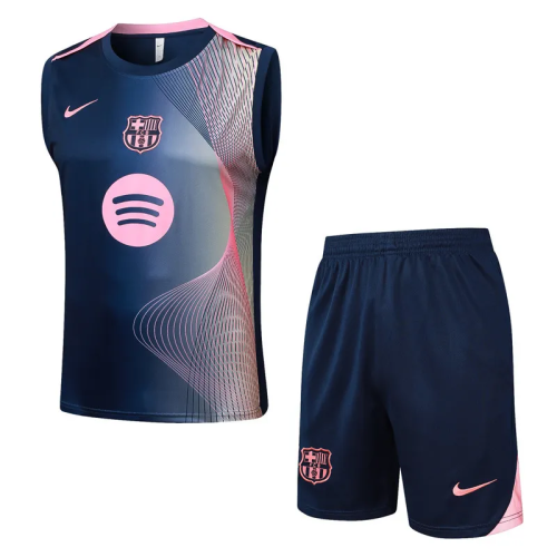 25-26 Barcelona High Quality Tank Top And Shorts Suit