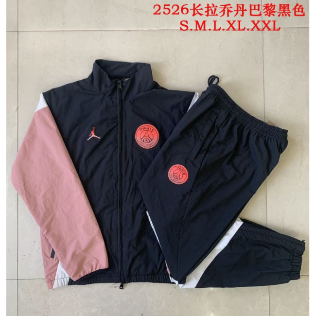 25-26 Paris Saint-Germain High Quality Jacket Tracksuit  (Jordan Pink)