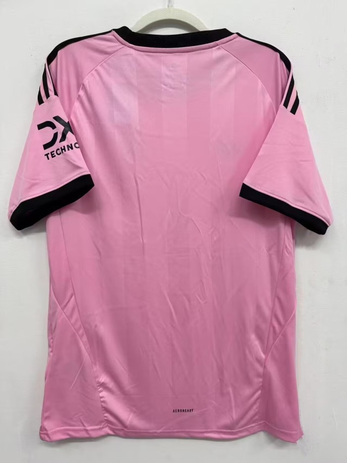 25-26 Manchester United Pink Goalkeeper Fans Soccer Jersey