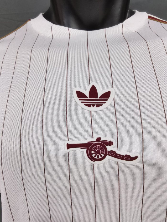 25-26 Arsenal White Casual Special Edition Player Version Soccer Jersey