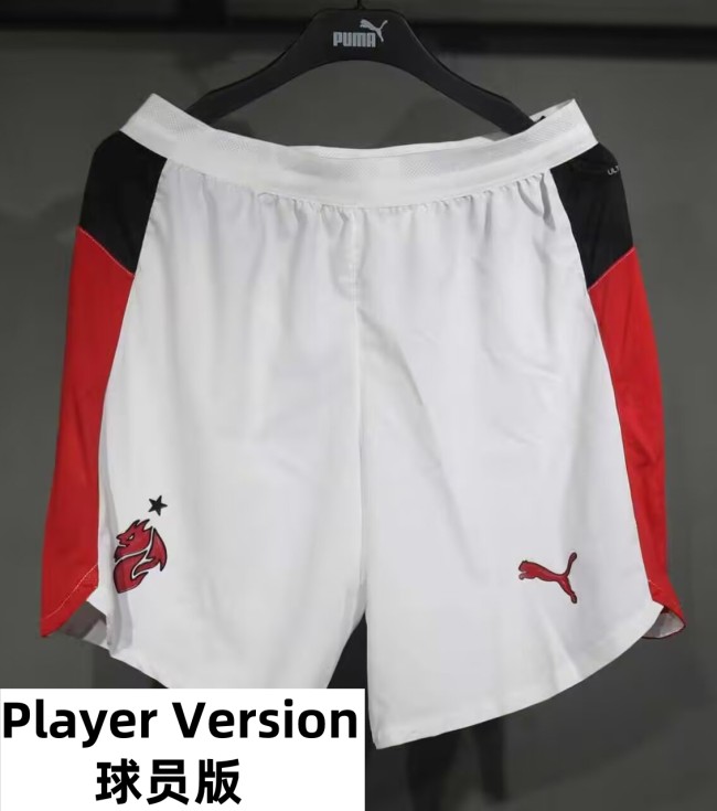 25-26 AC Milan Away Player Version Shorts Pants (球员短裤)