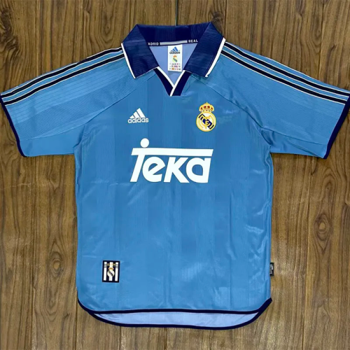 1999-2000 Real Madrid Third Retro Soccer Jersey