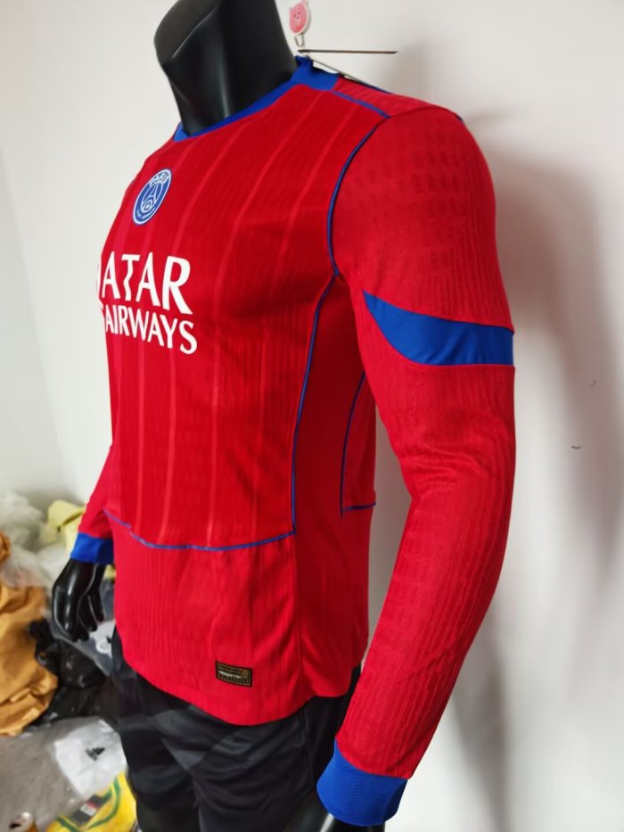 25-26 Paris Saint-Germain Third Long Sleeve Player Version Soccer Jersey*长袖球员