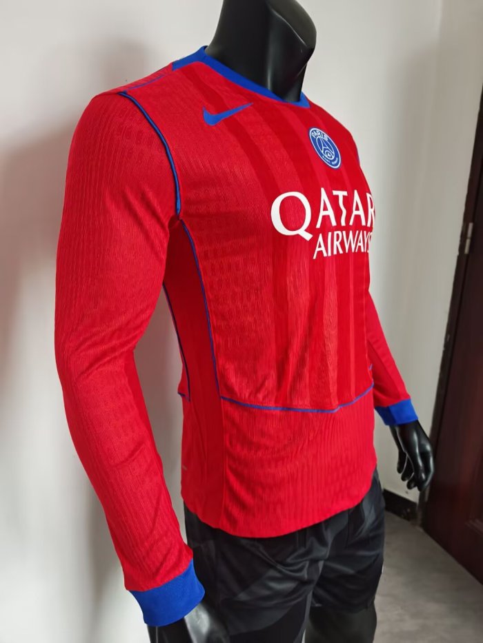 25-26 Paris Saint-Germain Third Long Sleeve Player Version Soccer Jersey*长袖球员