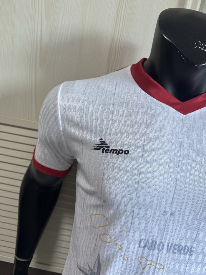 2025 Cape Verde Away Player Version Soccer Jersey