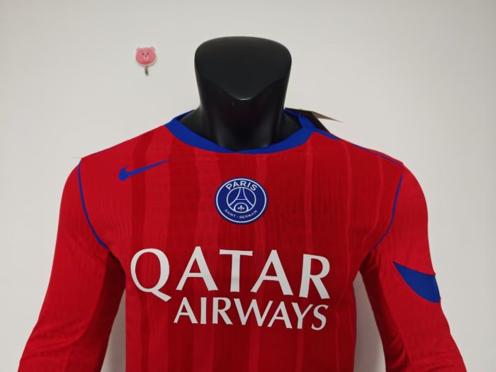 25-26 Paris Saint-Germain Third Long Sleeve Player Version Soccer Jersey*长袖球员