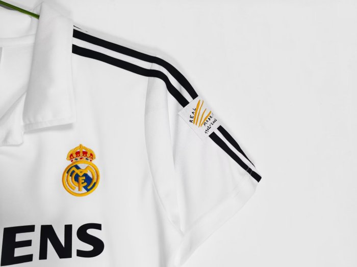 2002-2003 Real Madrid Home Retro Soccer Jersey