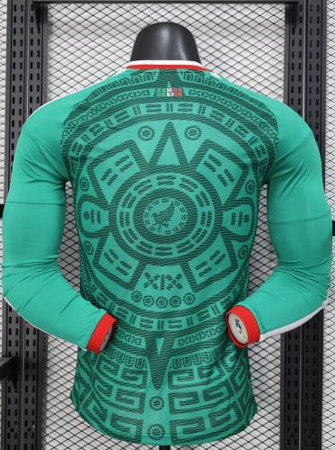 25-26 Mexico Home Long sleeves Player Version Soccer Jersey