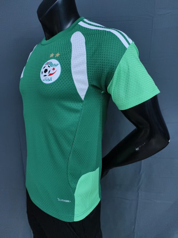25-26 Algeria Green Player Version Training shirts