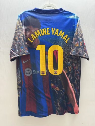 25-26 Barcelona Yamal Special Edition Fans Training Shirts