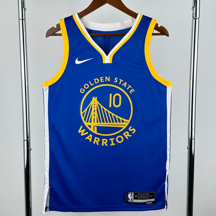 22-23 WARRIORS BUTLERIII #10 Blue Top Quality Hot Pressing NBA Jersey (V领)