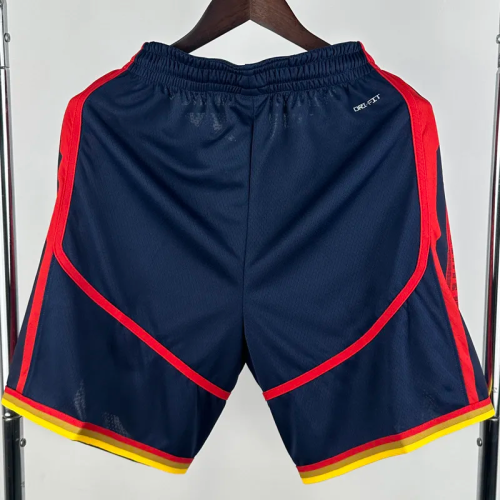 24-25 WARRIORS Black City Edition Top Quality NBA Pants