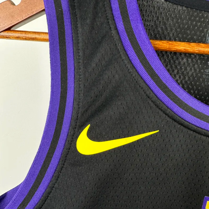 23-24 LAKERS DONCIC #77 Black City Edition Top Quality Hot Pressing NBA Jersey