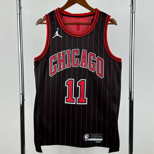 25-26 BULLS DEROZAN #11 Black Top Quality Hot Pressing NBA Jersey (Trapeze Edition) 飞人版