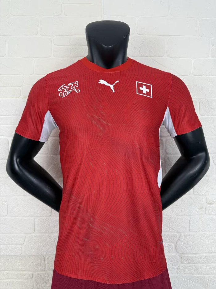 2026 Switzerland Home Player Version Soccer Jersey