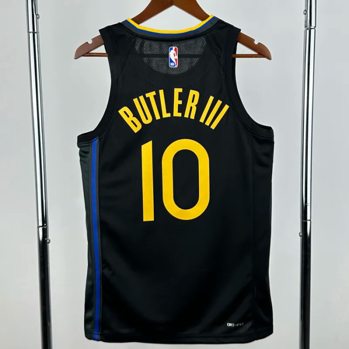 24-25 WARRIORS BUTLERIII #10 Black Top Quality Hot Pressing NBA Jersey (Trapeze Edition) 飞人版