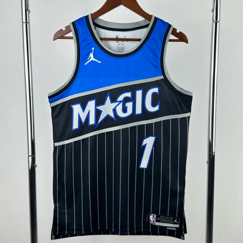 25-26 Magic HARDAWAY #1 Black Top Quality Hot Pressing NBA Jersey (Trapeze Edition) 飞人版