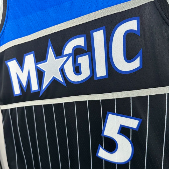 25-26 Magic BANCHERO #5 Black Top Quality Hot Pressing NBA Jersey (Trapeze Edition) 飞人版