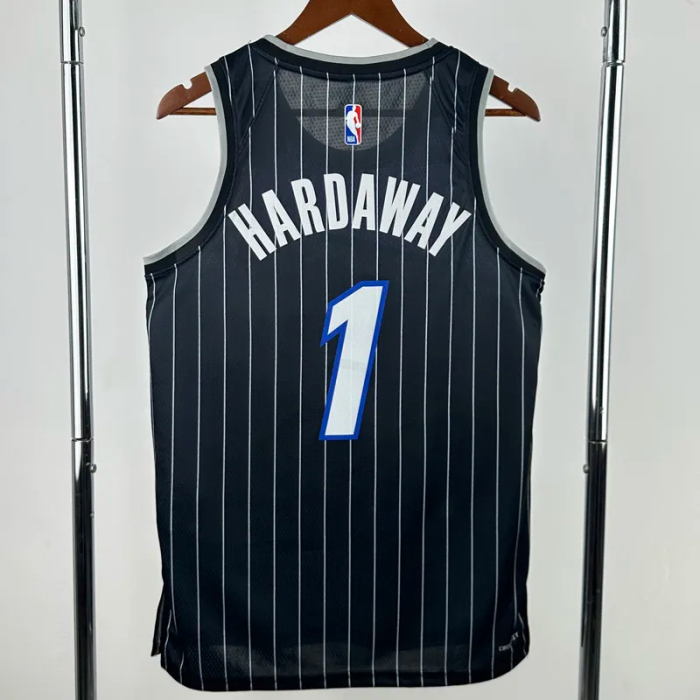 25-26 Magic HARDAWAY #1 Black Top Quality Hot Pressing NBA Jersey (Trapeze Edition) 飞人版
