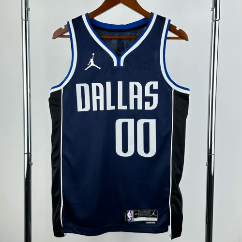 22-23 Dallas Mavericks CHRISTIE #00 Royal Blue Top Quality Hot Pressing NBA Jersey (Trapeze Edition)飞人版