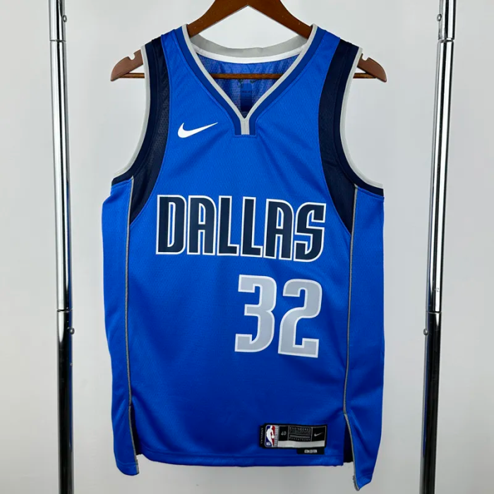 22-23 Dallas Mavericks FLAGG #32 Blue Top Quality Hot Pressing NBA Jersey