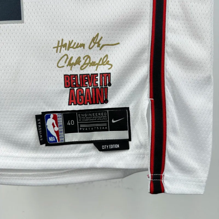 24-25 ROCKETS DURANT #7 White City Edition Top Quality Hot Pressing NBA Jersey