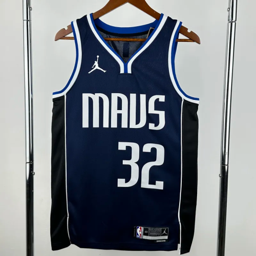 22-23 Dallas Mavericks FLAGG #32 Royal Blue Top Quality Hot Pressing NBA Jersey (Trapeze Edition)飞人版