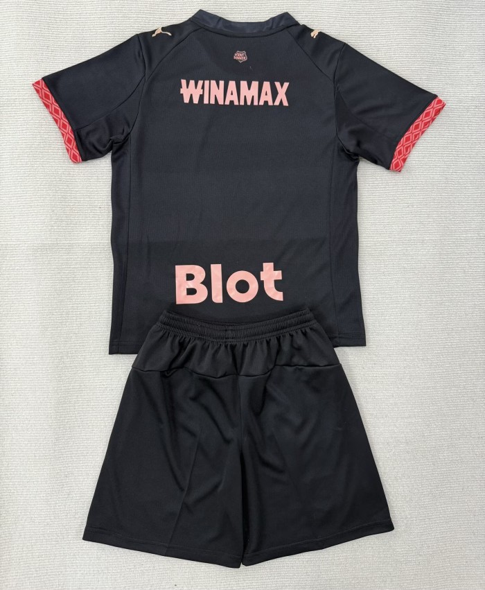 25-26 Stade Rennais Third Kids Soccer Jersey