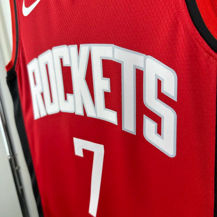 22-23 ROCKETS DURANT #7 Red Top Quality Hot Pressing NBA Jersey