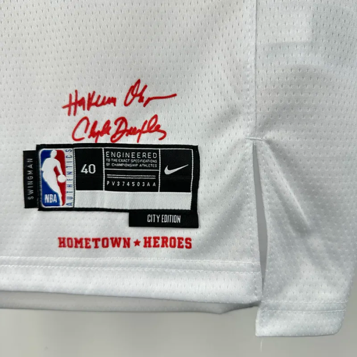 23-24 ROCKETS DURANT #7 White City Edition Top Quality Hot Pressing NBA Jersey