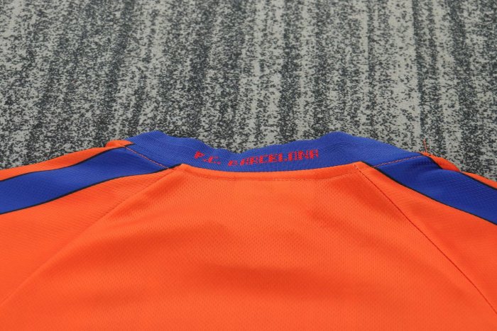 1997-1998 Barcelona Away Retro Kids Soccer Jersey