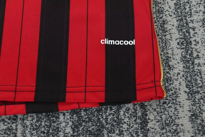 2013-2014 AC Milan Home Long sleeves Retro Kids Soccer Jersey