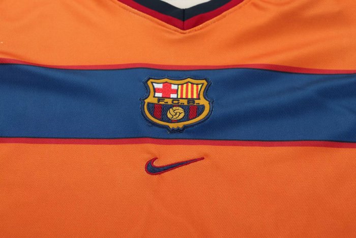 1998-1999 Barcelona Home Retro Kids Soccer Jersey