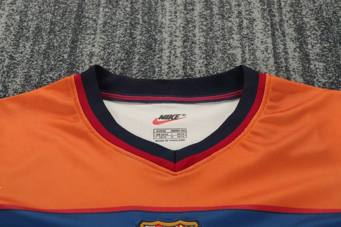 1998-1999 Barcelona Home Retro Kids Soccer Jersey
