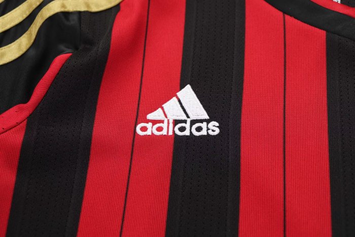 2013-2014 AC Milan Home Long sleeves Retro Kids Soccer Jersey
