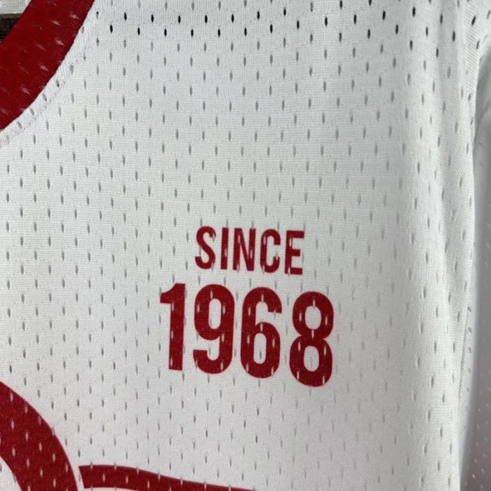 2026 Hawks White Retro High Quality Casual T-Shirt #MN