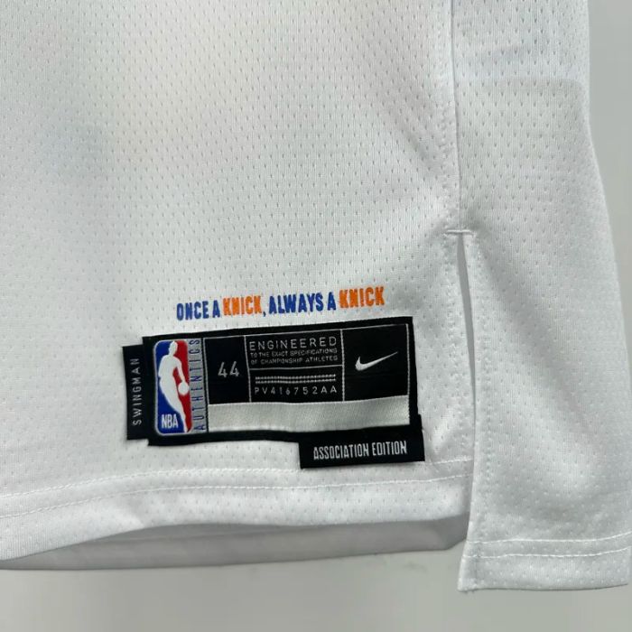 22-23 KNICKS CLARKSON #00 White Top Quality Hot Pressing NBA Jersey