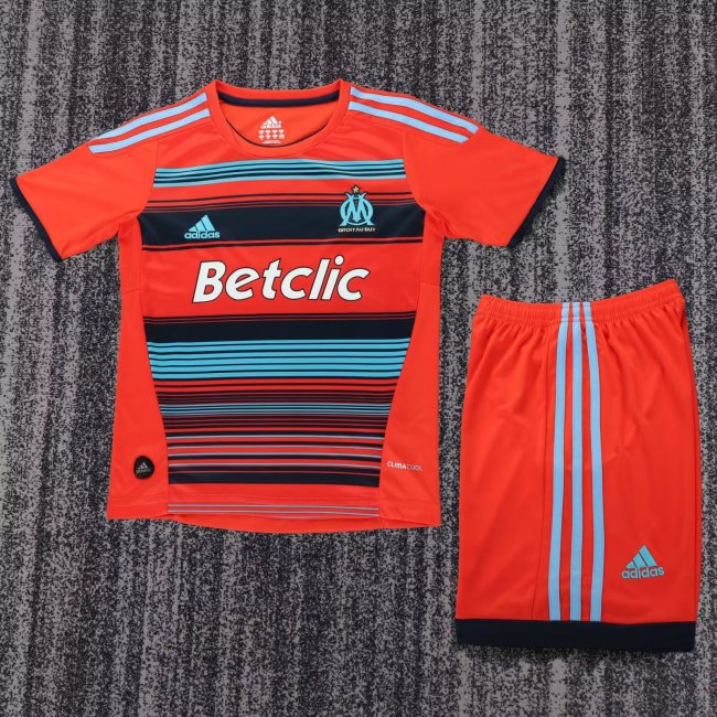 2002-2003 Marseille Home Retro Kids Soccer Jersey