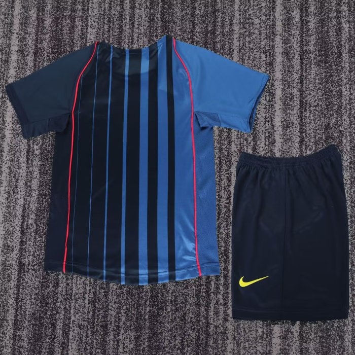 2004-2005 Barcelona Away Retro Kids Soccer Jersey