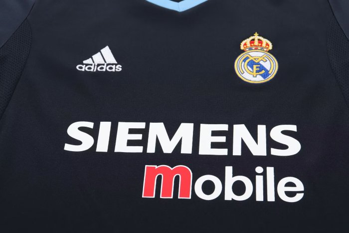 2003-2004 Real Madrid Away Retro Kids Soccer Jersey
