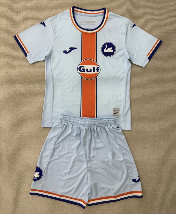 25-26 Swansea City Third Kids Soccer Jersey
