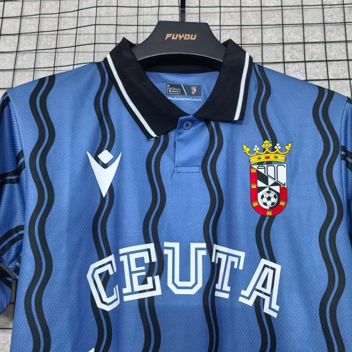 25-26 Ceuta FC Away Fans Soccer Jersey
