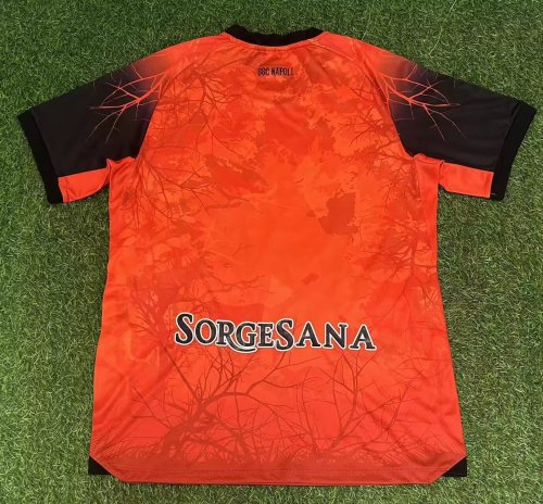 25-26 Napoli Orange All Saints' Day Fans Soccer Jersey