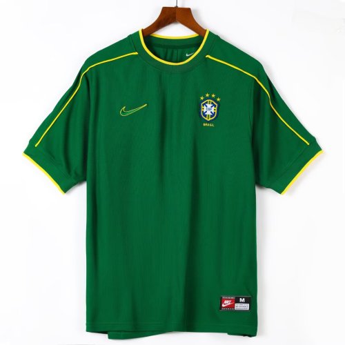 1998 Brazil GoalKeeper Retro Soccer Jersey